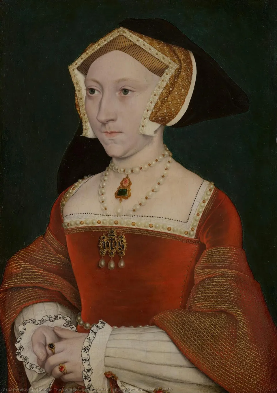 Portrait Of Jane Seymour (1509?-1537) — Holbein The Younger, Hans