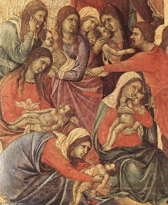 Slaughter Of The Innocents (detail) — Дюкко Ди Буонисегга