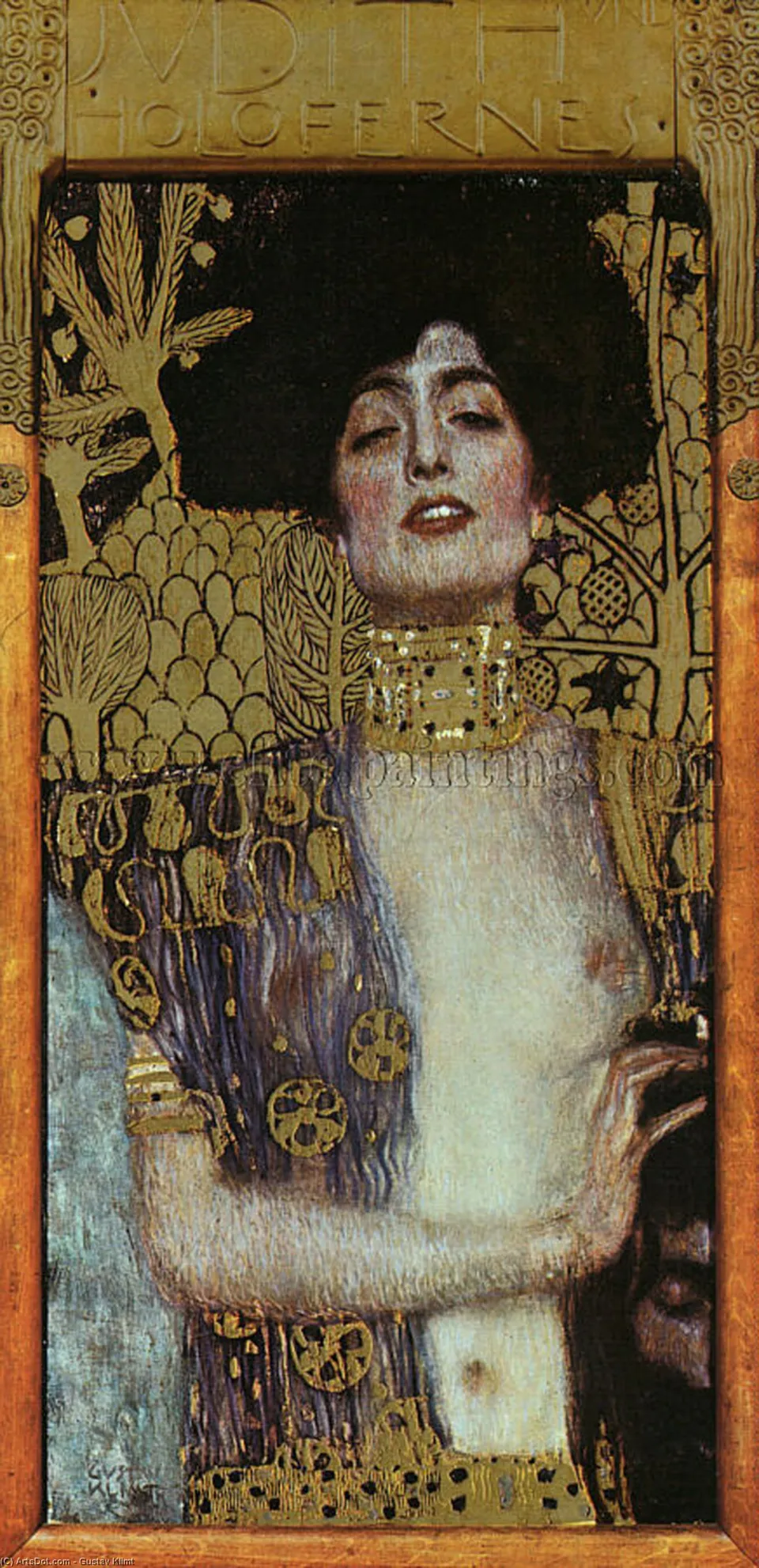 Judith I, Oil On Canvas, Österreichische Galerie — Густав Климт