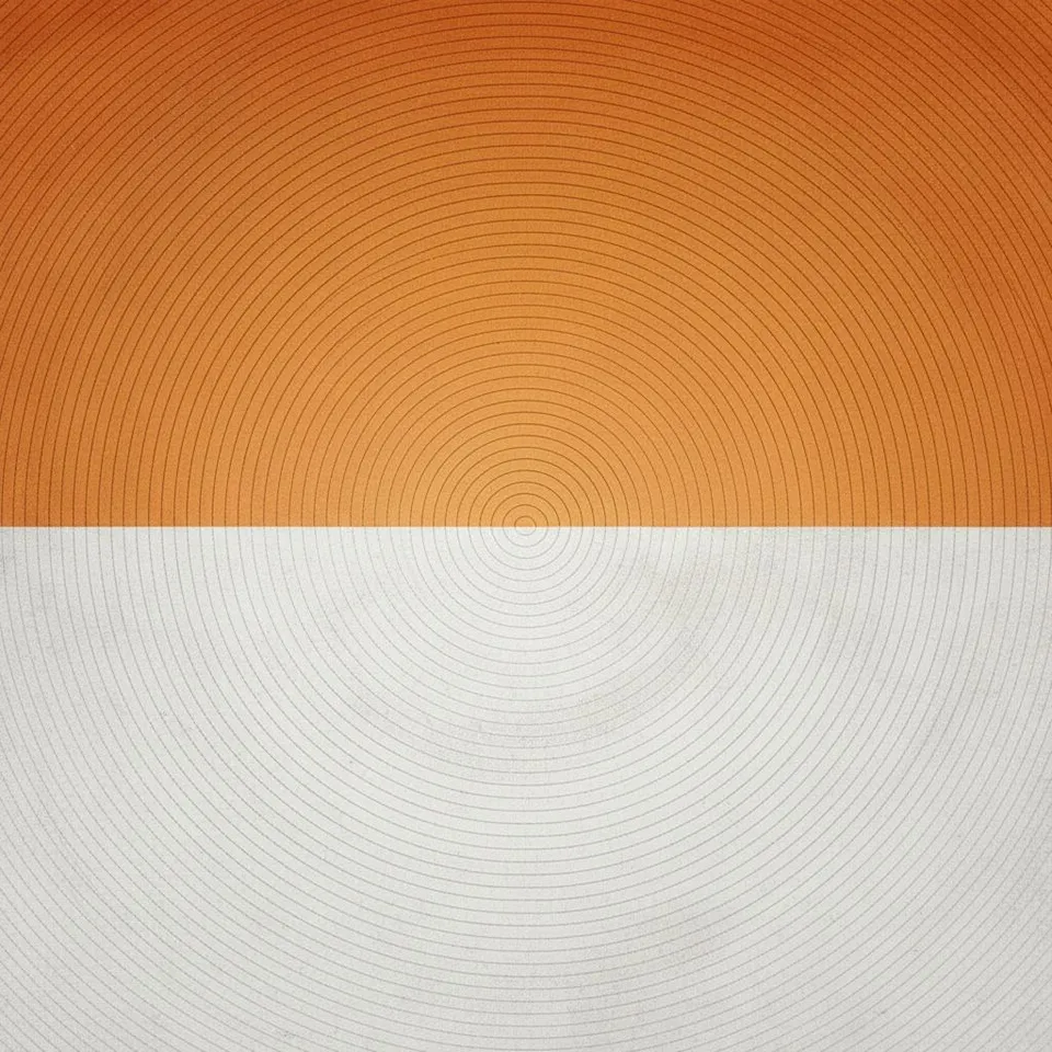 Ethereal Resonance In Ochre And Stone: A Meditative Geometric Monolith — Laurent Vionnet