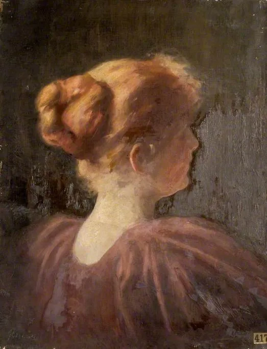Portrait Of A Woman In Profile — Henry Straker