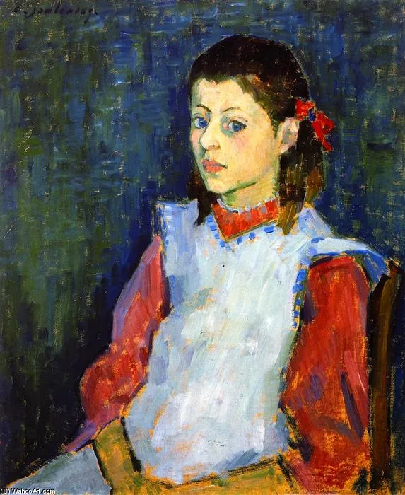Girl In White Apron — Алексей Георгиевич Явленский