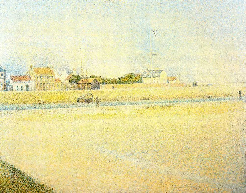 The Channel At Gravelines, Grand Fort-philippe — Georges Pierre Seurat