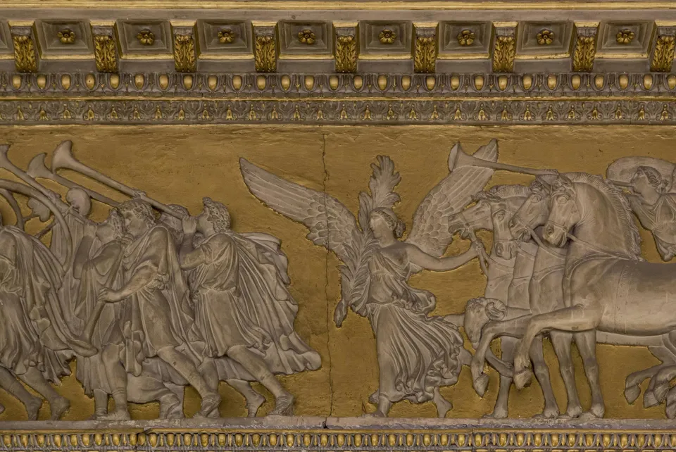 Triumph Of Julius Caesar - Detail Of The Neoclassical Frieze — Carlo Finelli