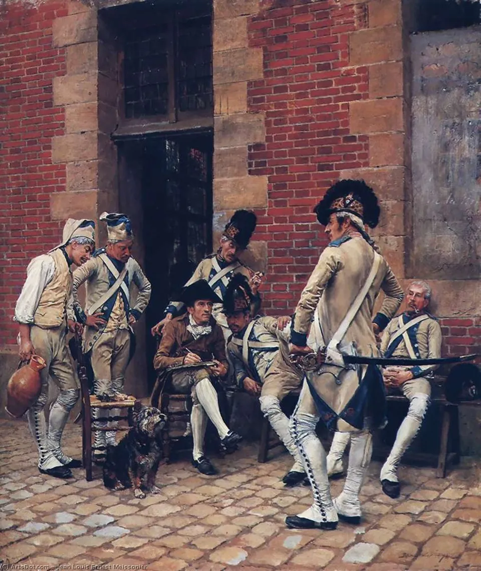 The Sergeants Portrait — Жан-луи Эрнест Мейсонье