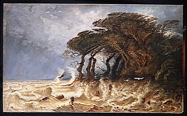 Grande Maree D'equinoxe Aux Environs De Honfleur — Поль Юэ