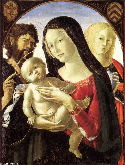 Madonna And Child With St John The Baptist And St Mary Magdalene — Neroccio De Landi