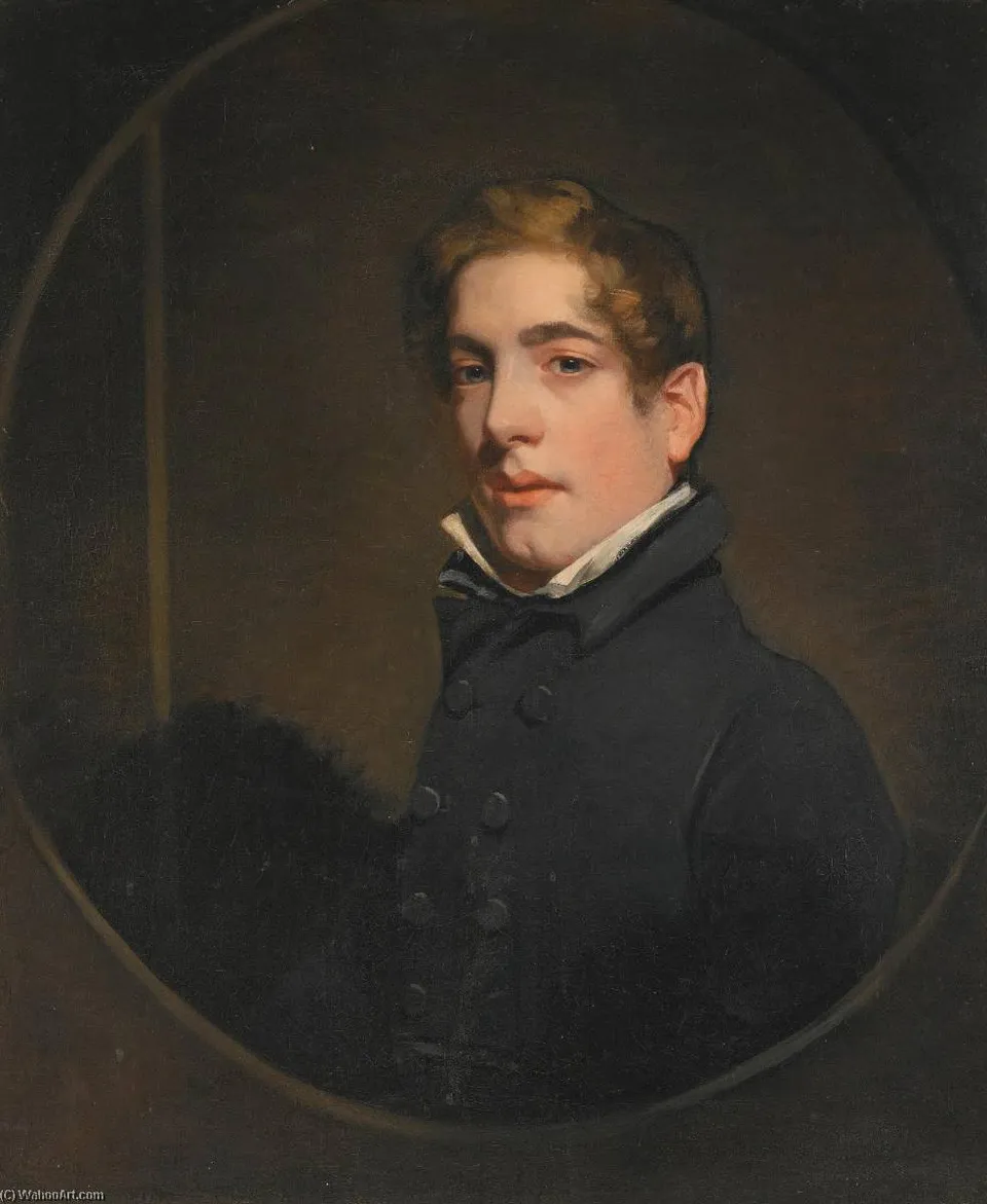 Portrait Of A Gentleman, Thought To Be Charles Lamb (1775 1834) — Сэр Джон Уотсон Гордон