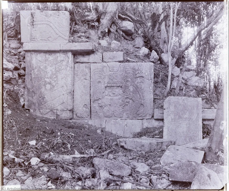 Photograph Of Chichén Itzá Taken By A.p. Maudslay — Альфред Персиваль Модсли