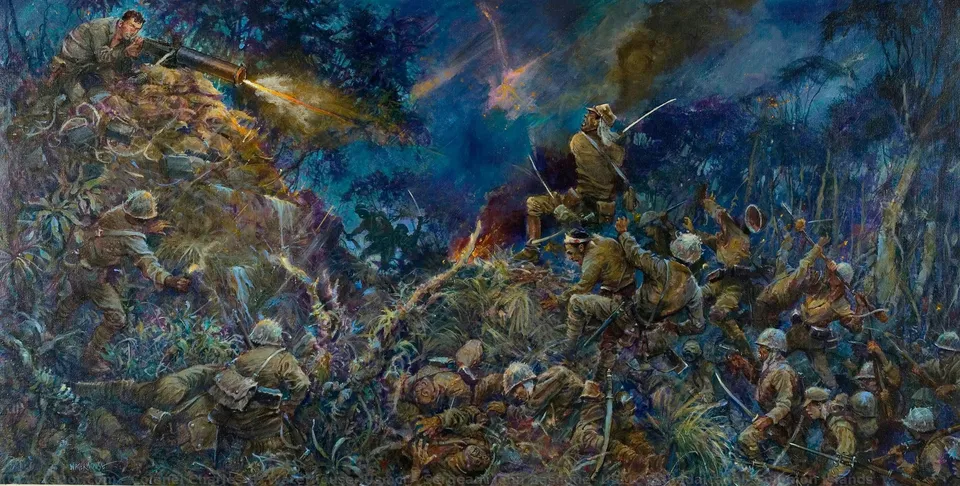 Sergeant John Basilone, Usmc – Guadalcanal, Solomon Islands — Полковник Чарльз Х. Уотерхаус, Usmcr