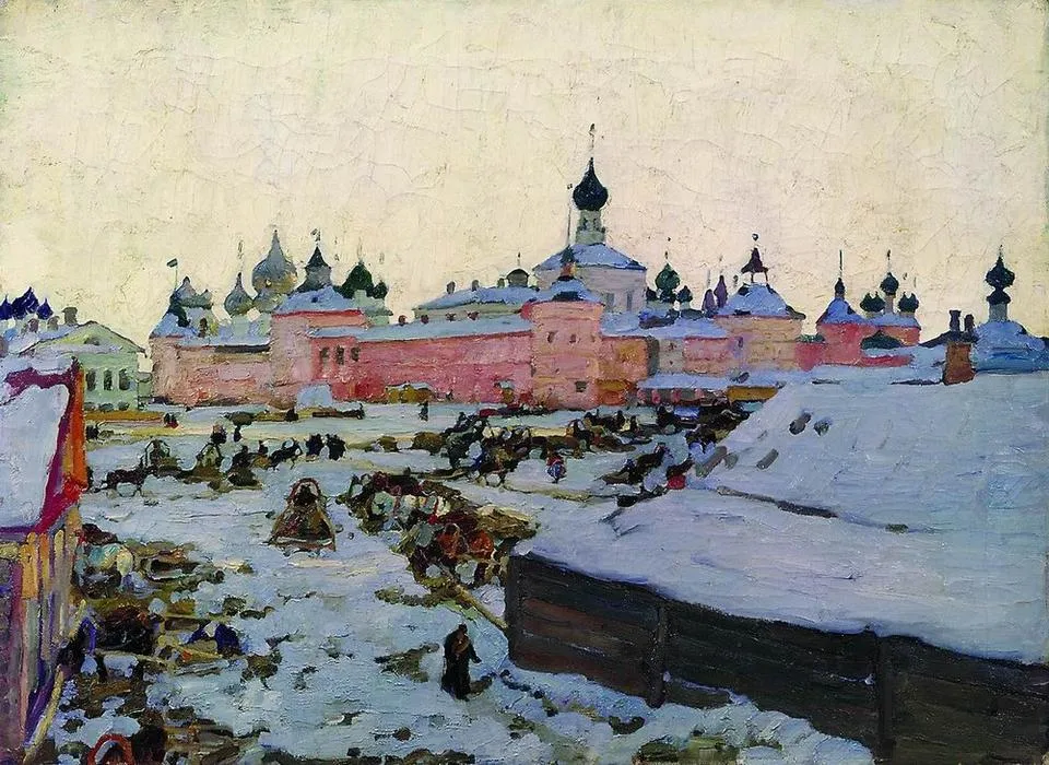 Spring Evening. Rostov The Great — Константин Юон