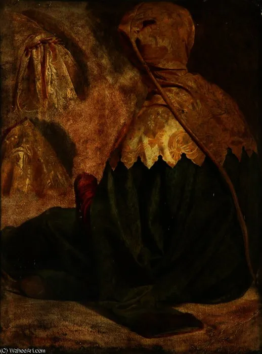 Study For 'courtier In Yellow Hood' (sir John Froissart) — Фо́рд Мэдокс Бра́ун