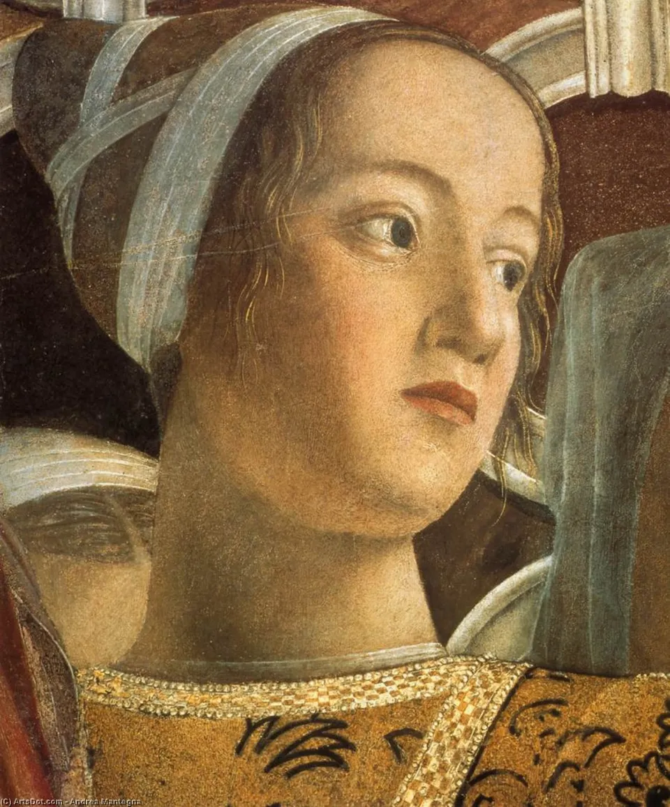 The Court Of Gonzaga (detail) — Андреа Мантенья