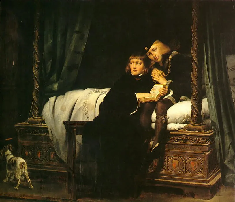 The Children Of King Edward Imprisoned In The Tower — Ипполит Поль Деларош