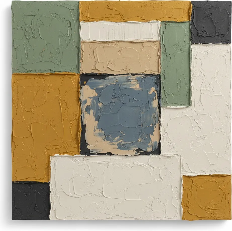 Architectural Quietude: A Study In Ochre Planes And Contained Geometric Resonance. — Laurent Fabre