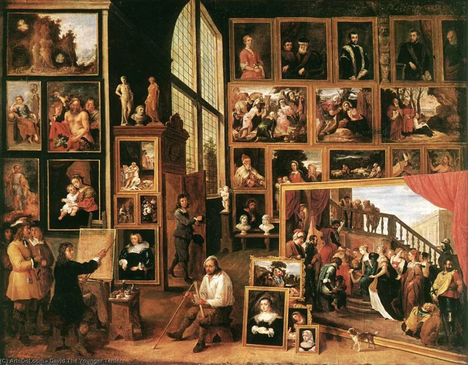 The Gallery Of Archduke Leopold In Brussels — Дэвид Теньер Старший