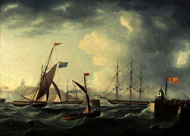 The Royal George At Leith For The Visit Of King George Iv To Scotland — Thomas Buttersworth