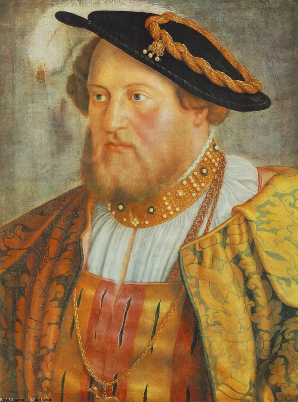 Portrait Of Ottheinrich, Prince Of Pfalz — Barthel Beham