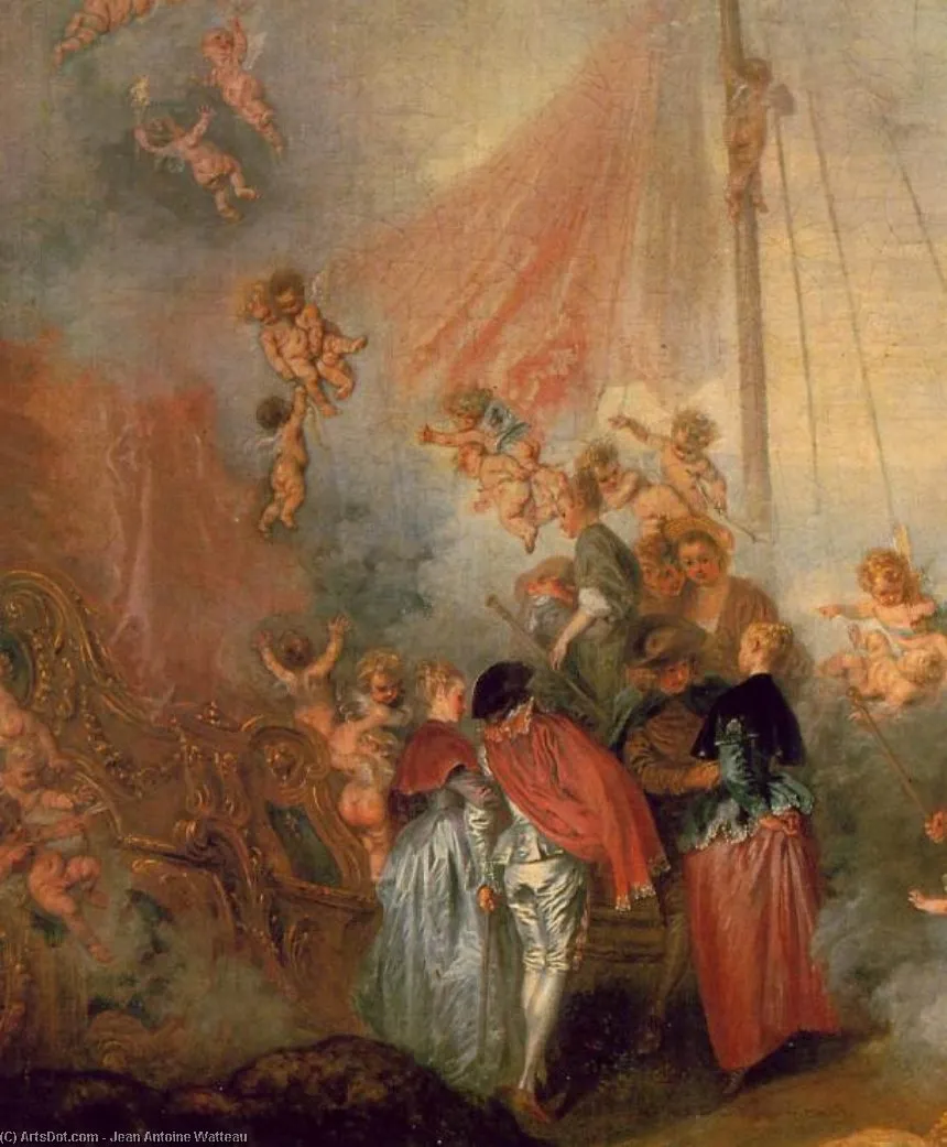Pilgrimage To Cythera - - (detail) — Ватто