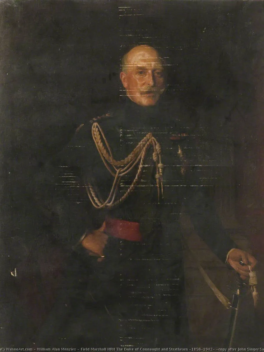 Field Marshall Hrh The Duke Of Connaught And Strathearn (1850–1942) (copy After John Singer Sargent) — William Alan Menzies