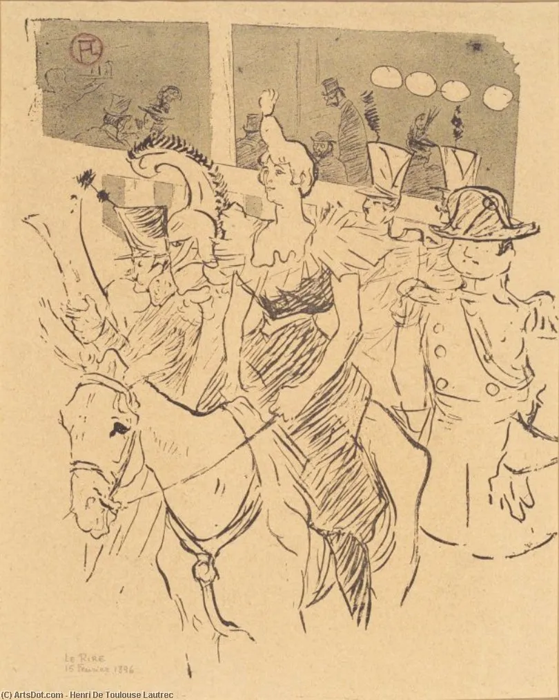 Entry Of Cha U Kao — Comte Henri Marie Raymond De Toulouse-lautrec-monfa
