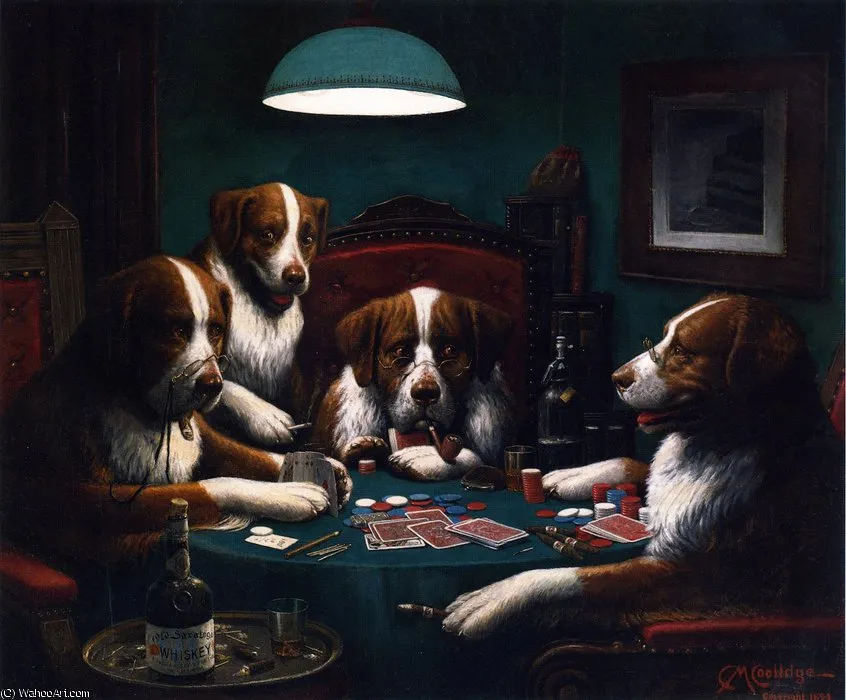 The Poker Game — Кассиус Марселл Кулидж