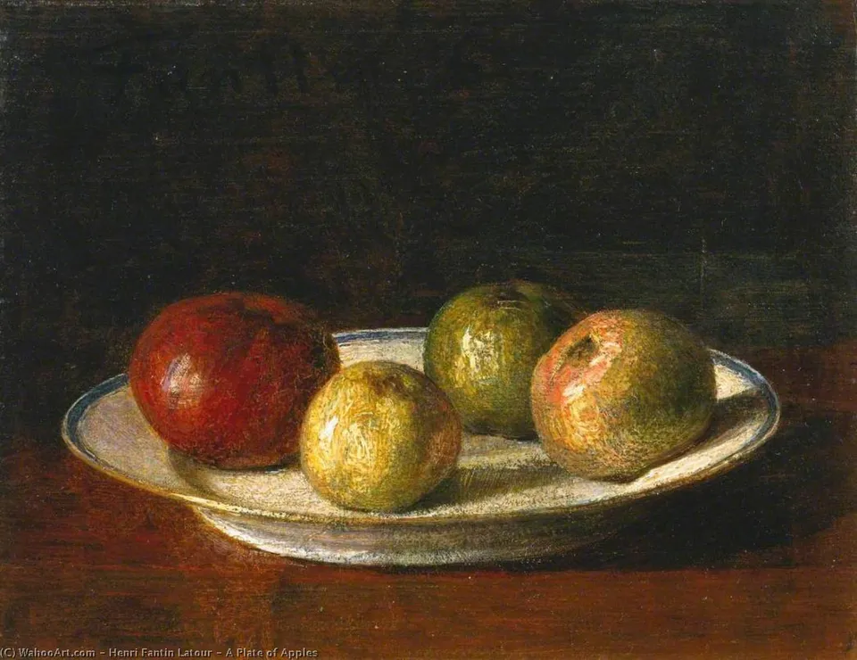 A Plate Of Apples — Фантин-латур, Жан