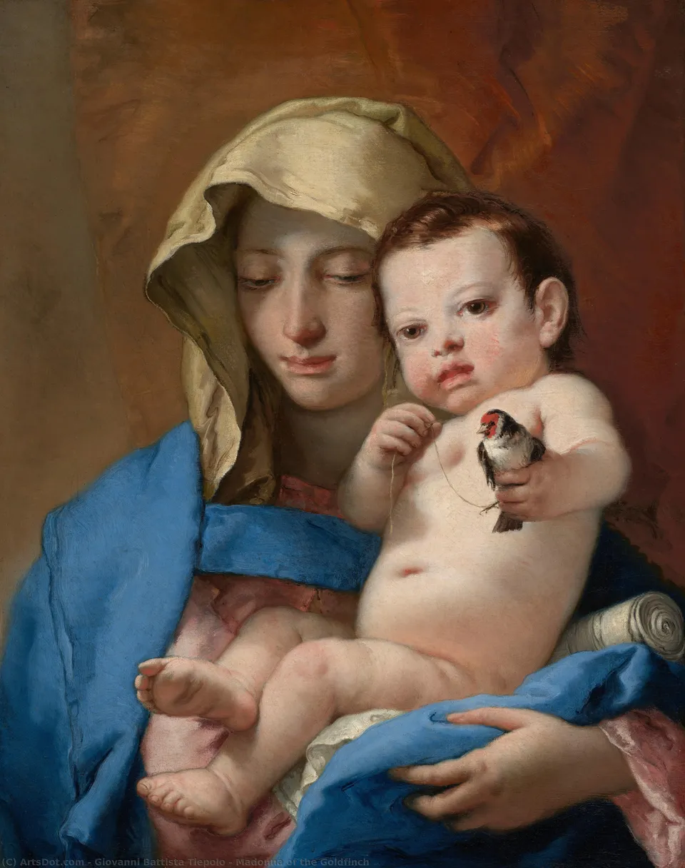 Madonna Of The Goldfinch — Джованни Баттиста Тиеполо