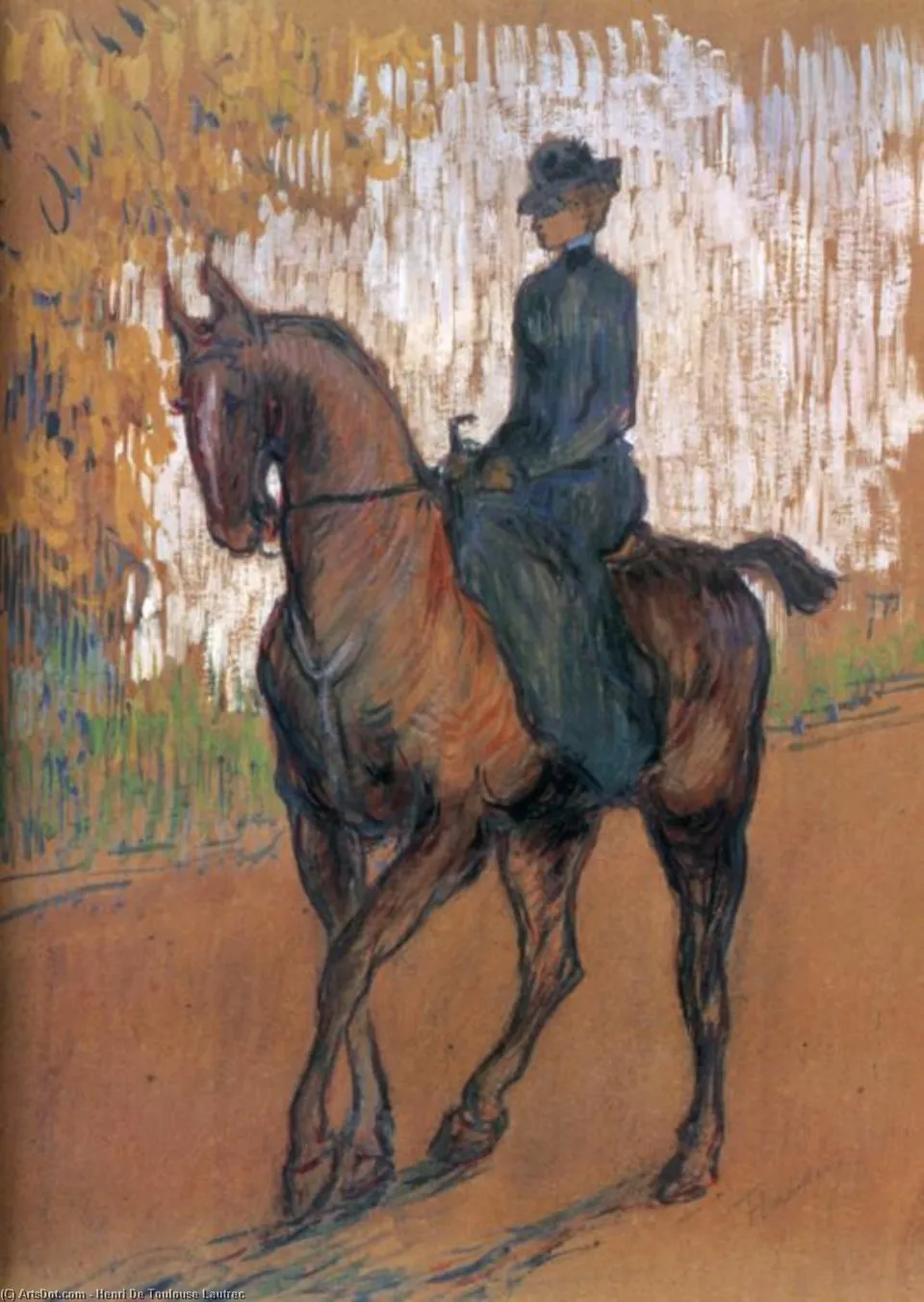 Amazone — Comte Henri Marie Raymond De Toulouse-lautrec-monfa