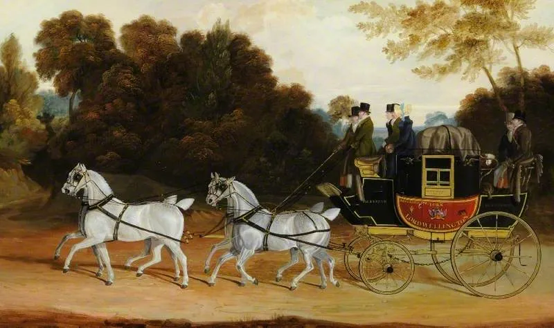 'the Wellington Coach’ (the Newcastle York London Mail) — John Cordrey