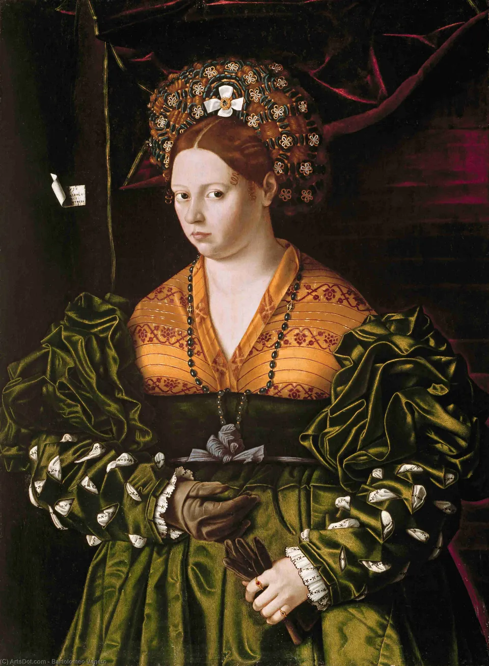Portrait Of A Lady — Bartolomeo Veneto