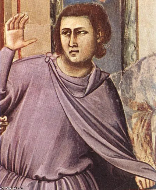 No. 27 Scenes From The Life Of Christ: 11. Expulsion Of The Money-changers From The Temple (detail) (11) — Джотто Ди Бондоне