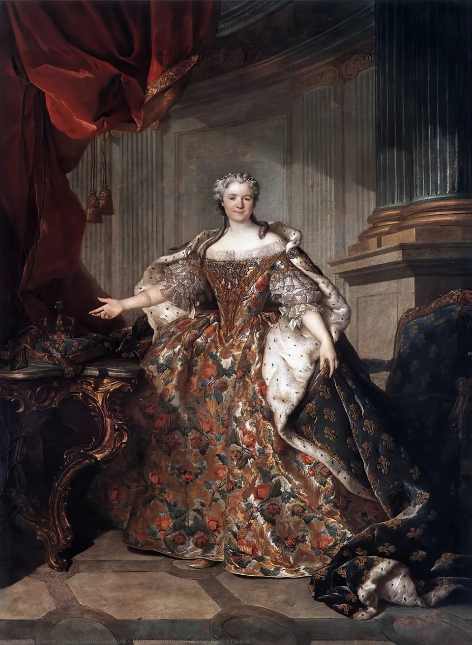 Marie Leczinska, Queen Of France — Jean Louis Tocqué