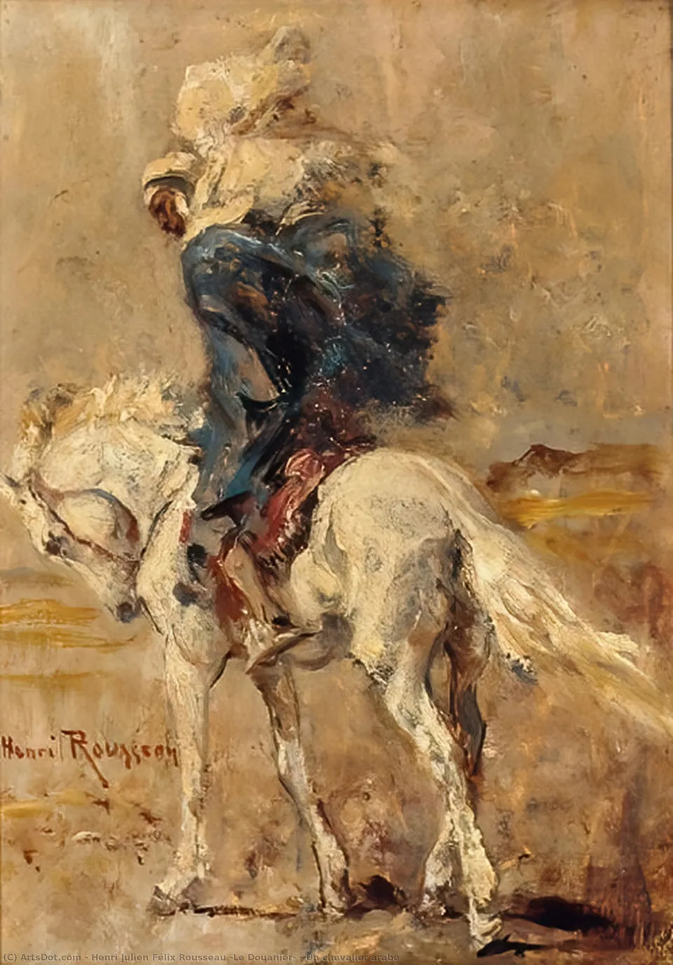 Un Chevalier Arabe — Henri Julien Félix Rousseau (le Douanier)