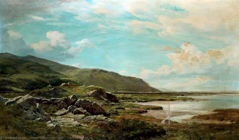 Coastal Scene — Henry Albert Hartland