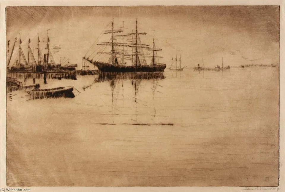 The Harbor No. 1 — Edward S Hewitt