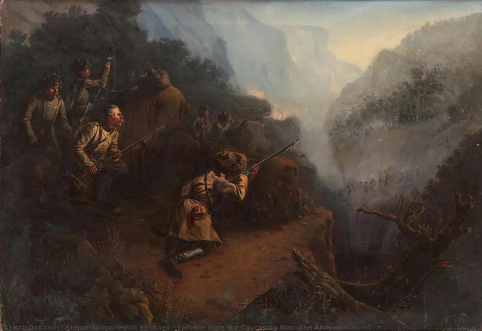 Episode From The Caucasian War (the Ambush) — Stepan Grigorievich Shukaev