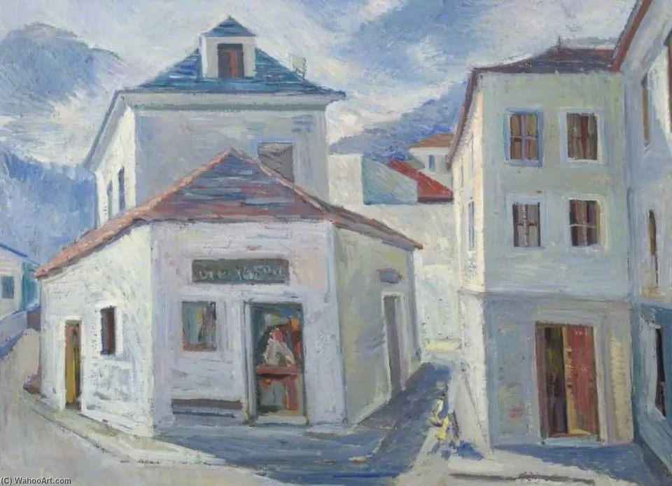 Village Street, France — Theodor Kern
