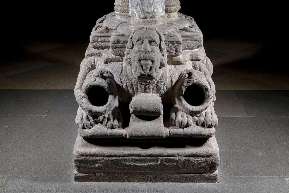 Base Of The Mullion Of The Portico Of Glory — Master Mateo