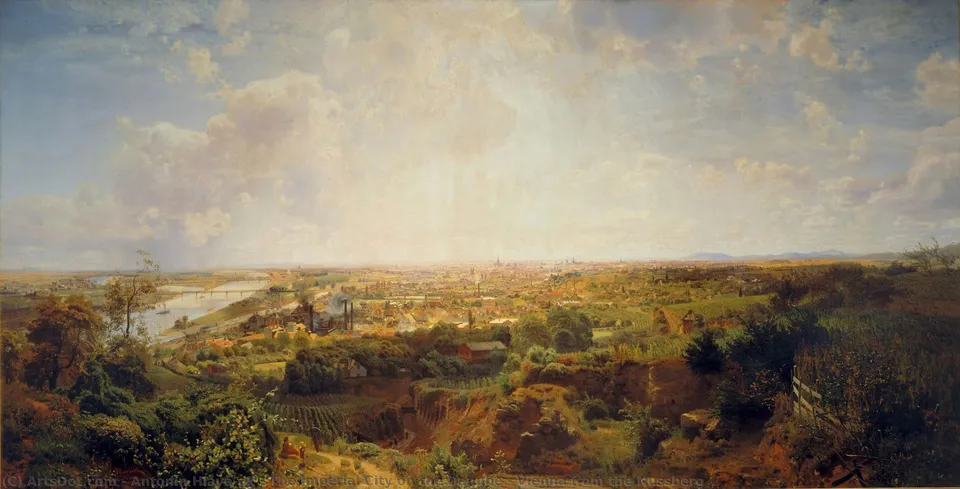 The Imperial City On The Danube – Vienna From The Nussberg — Antonín Hlaváček