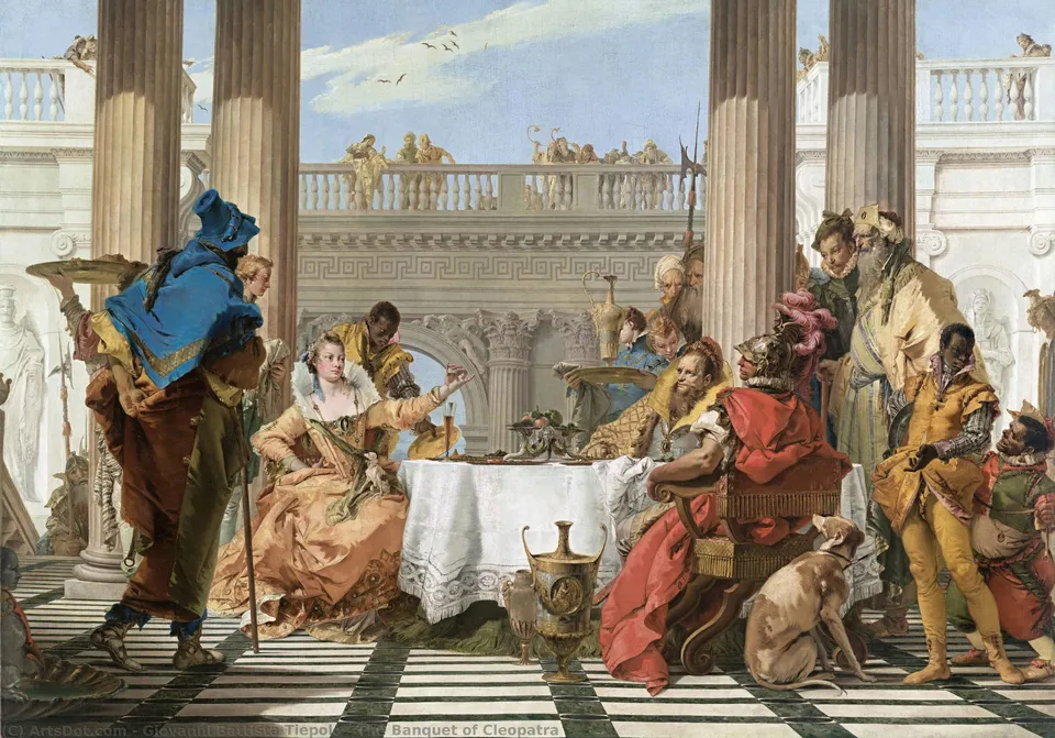 The Banquet Of Cleopatra — Джованни Баттиста Тиеполо