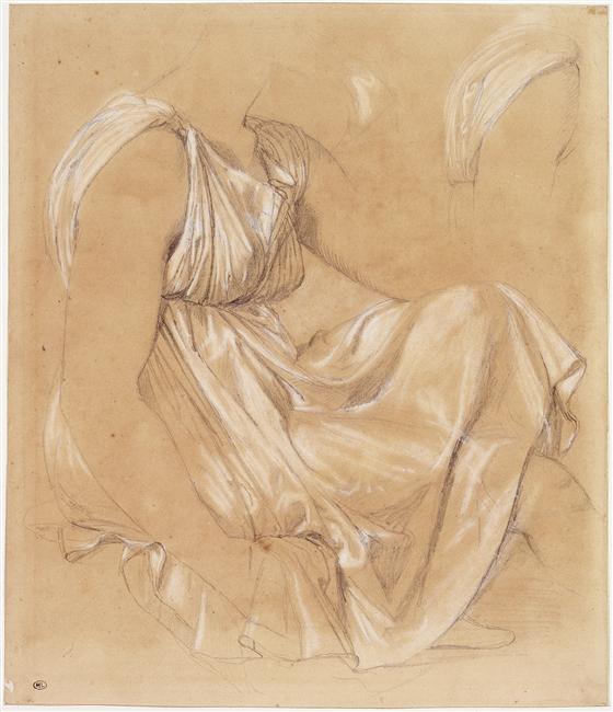 Study Of Seated Woman — Жан-огюст Доминик Ингр