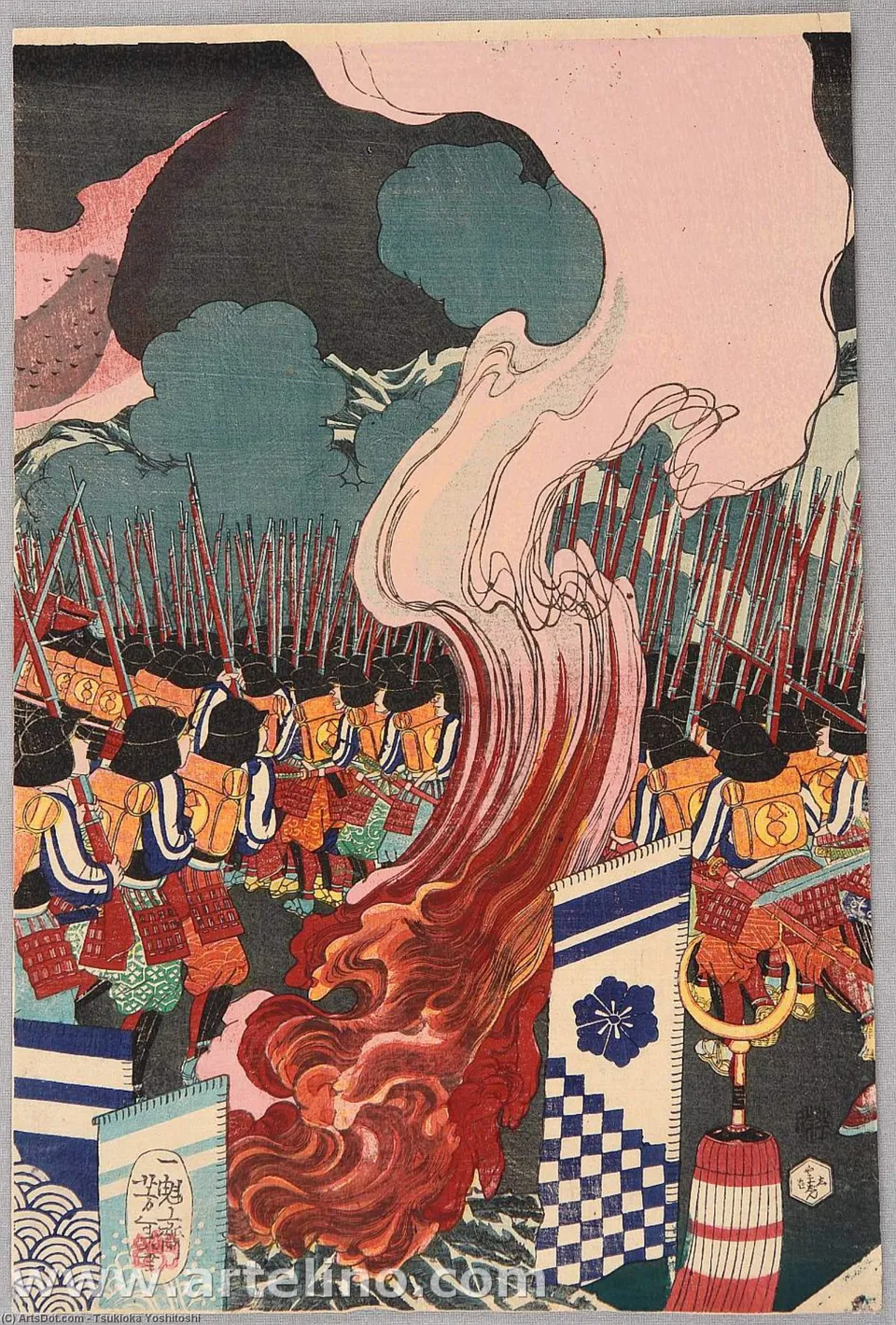 Fiery Battlefield — Цукиока Ёситоси