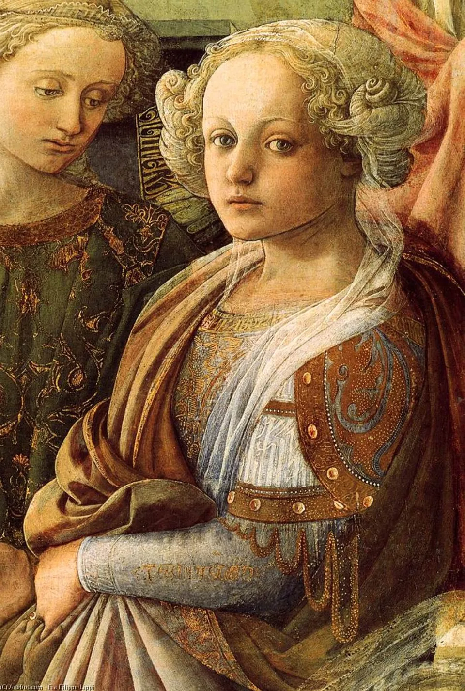 Coronation Of The Virgin (detail) (15) — Филиппо Липпи
