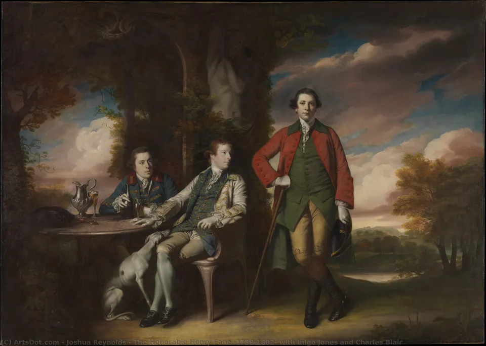 The Honorable Henry Fane (1739–1802) With Inigo Jones And Charles Blair — Рейнольдс