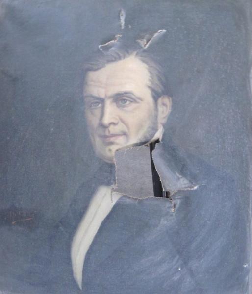 Portrait D'un Homme En Buste — Guillot Théodore