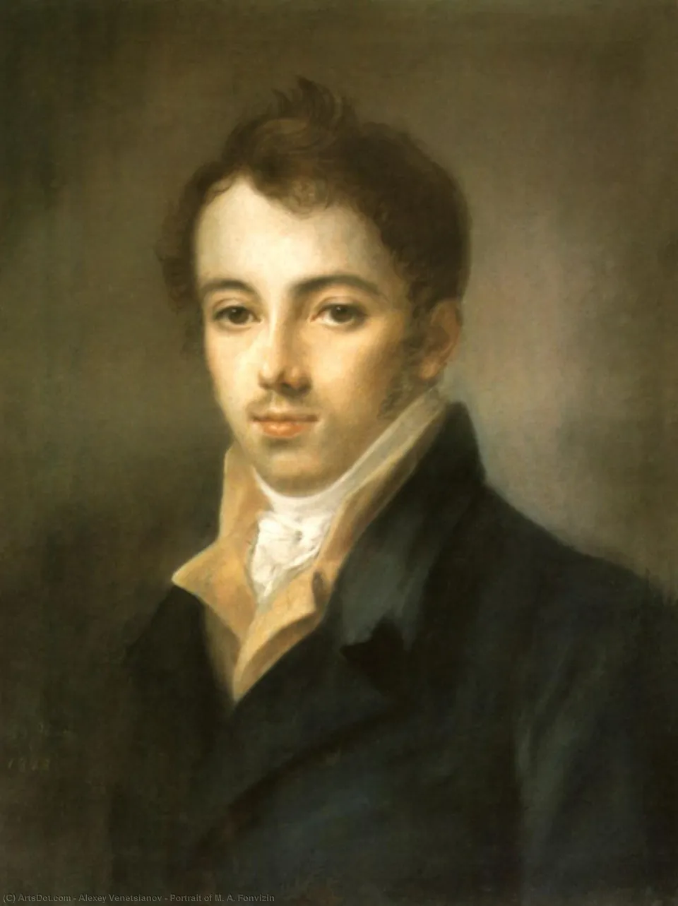 Portrait Of M. A. Fonvizin — Алексей Венецианов