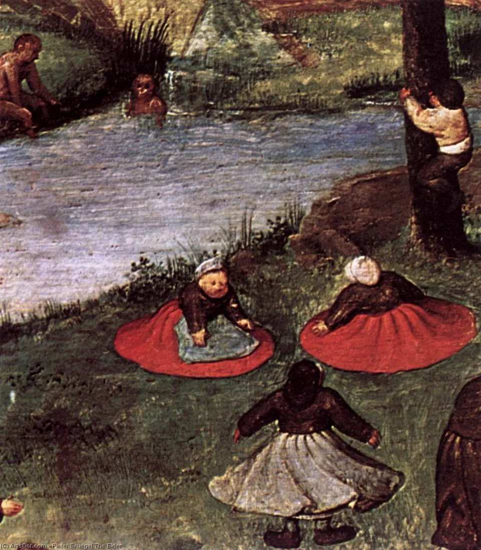 Children's Games (detail) (13) — Брюгель Старший