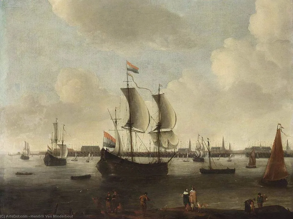 Extensive View Of A City — Hendrik Van Minderhout