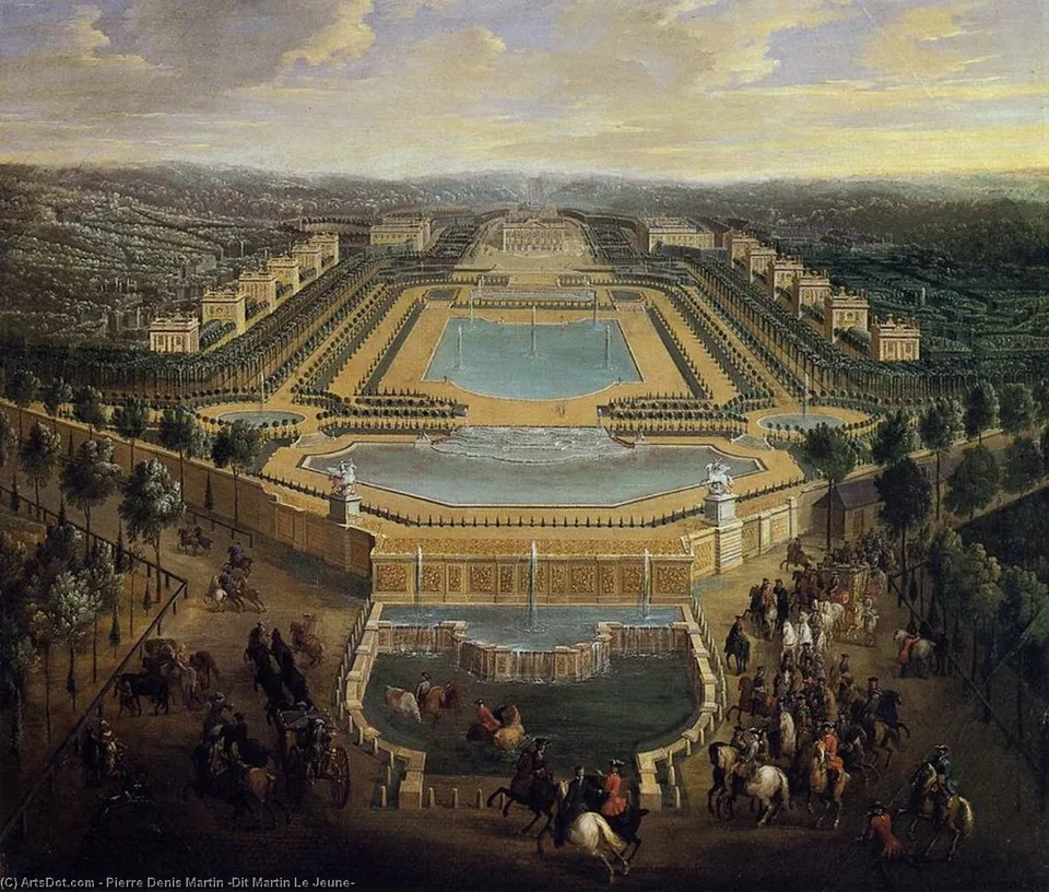 View Of The Château Of Marly — Pierre Denis Martin (dit Martin Le Jeune)